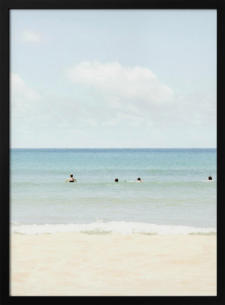 Beach Swimming Poster